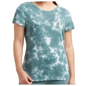 NEW Member's Mark Luxe Blue Tie Dye Tee